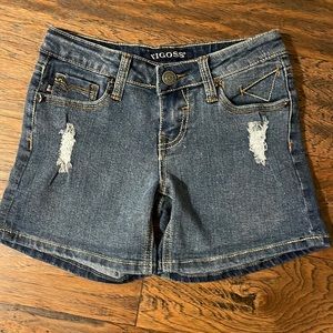 Vigoss girls, size 10 blue Jean shorts